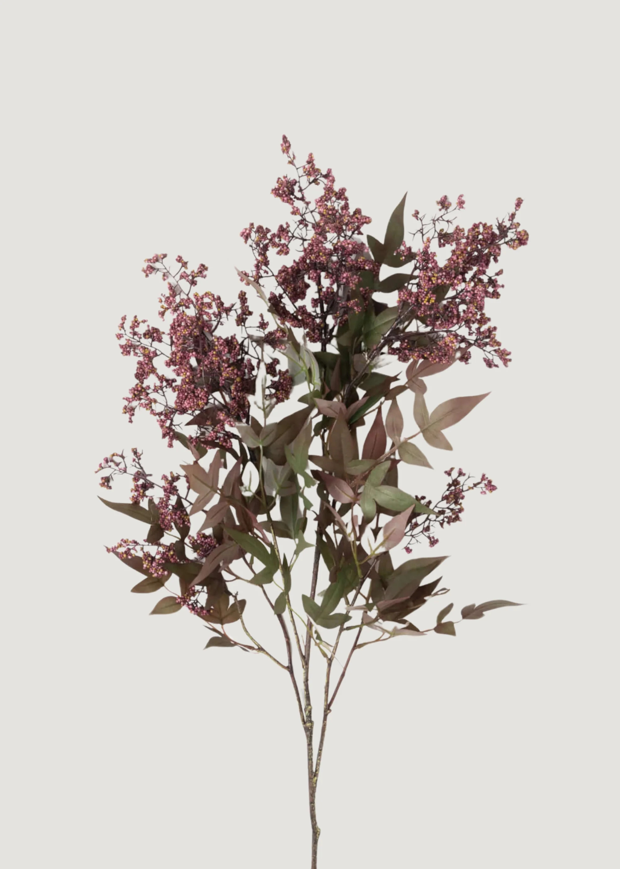 Deluxe Smoke Berry Branch in Dusty Plum | Tall Faux Stems | Afloral | Afloral