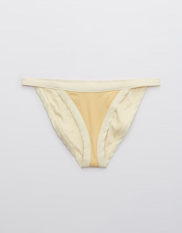 Aerie Ribbed Binding Bikini Bottom | American Eagle Outfitters (US & CA)