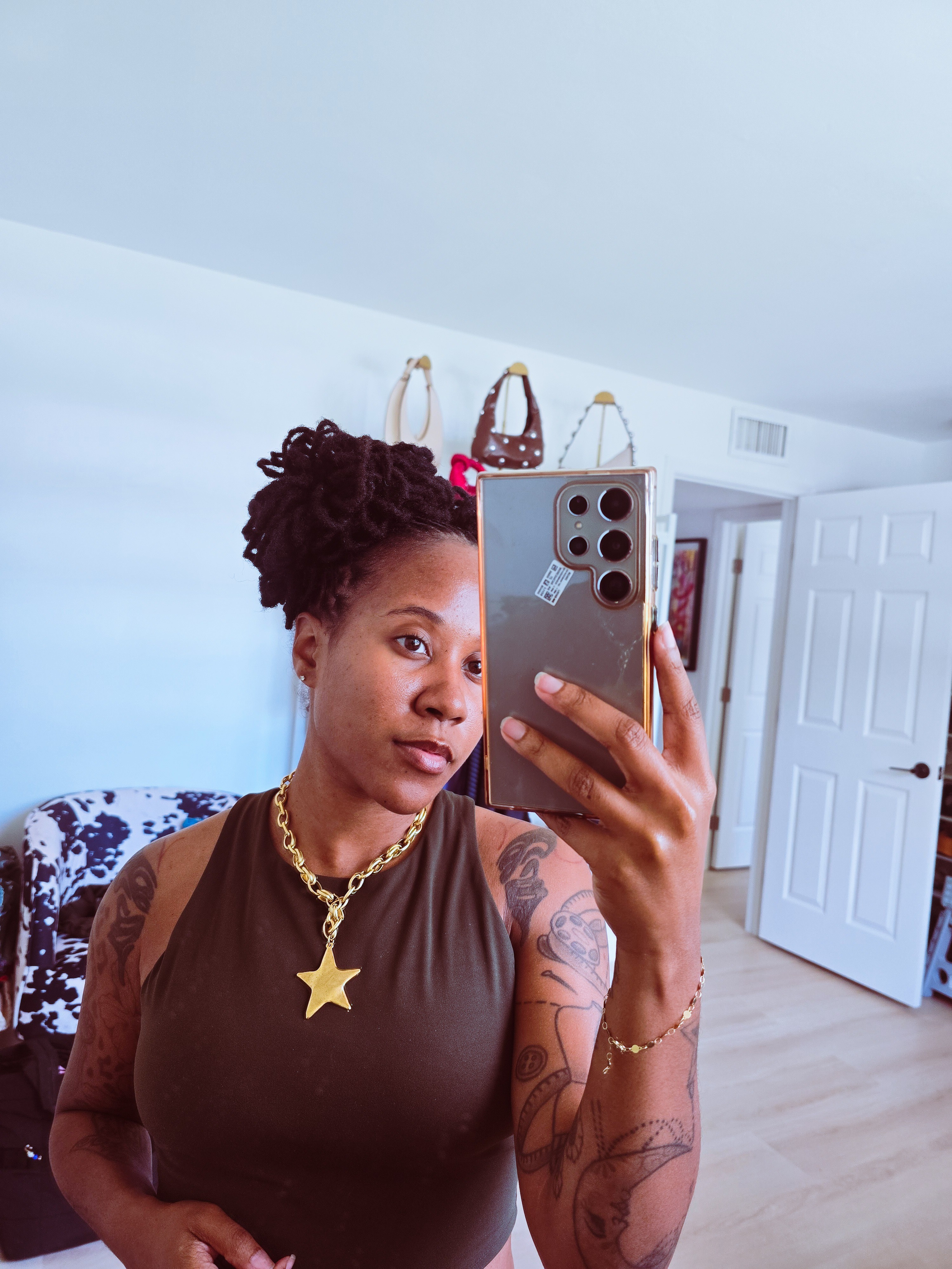 Chunky star necklace 

