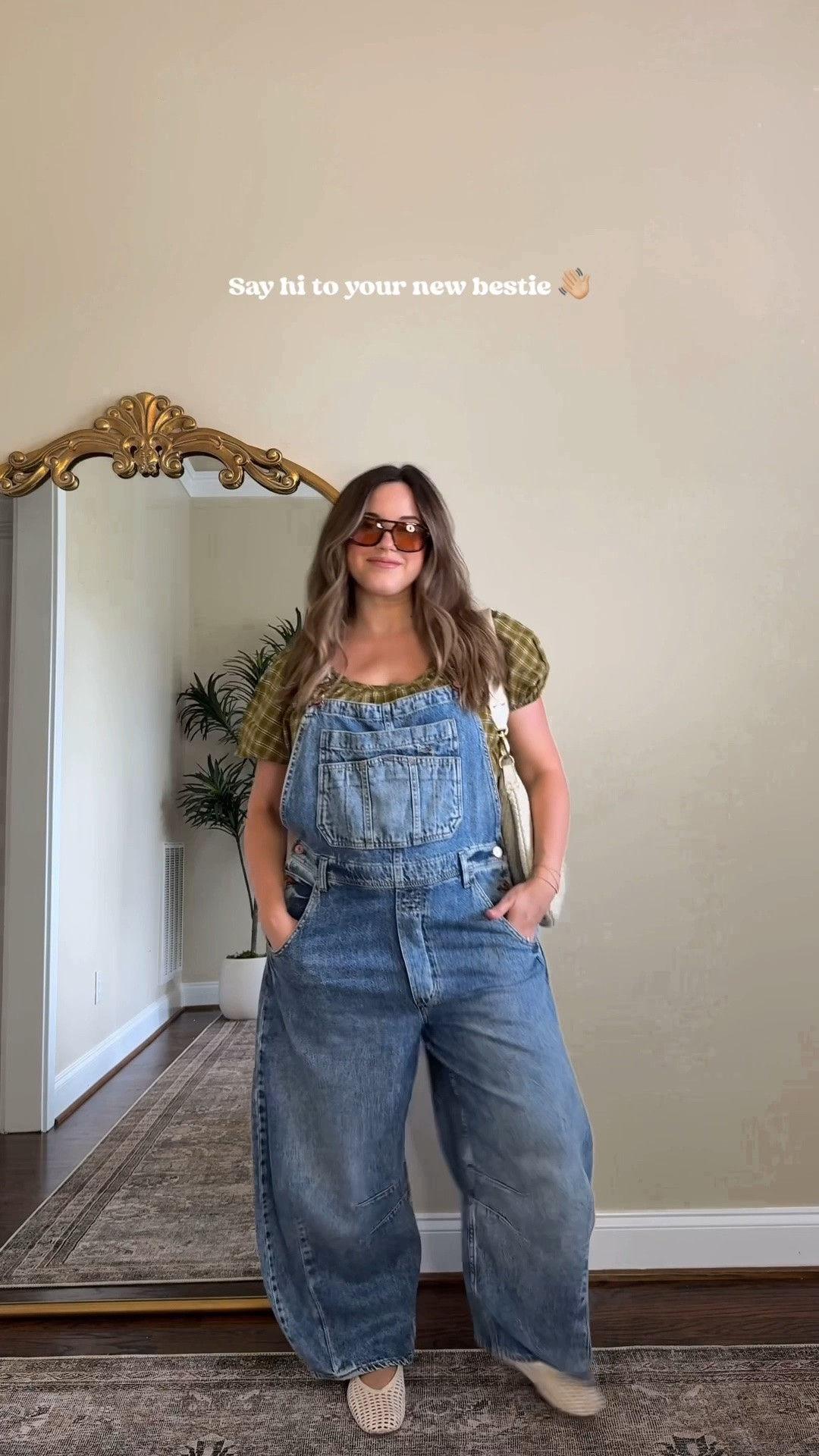 Early fall ootd! Top is old navy, sized up to a large for a more oversized/flowy fit 
Overalls are from gap - wearing a large 
Purse is @onequince 
Flats are old navy too, linking similar styles bc I think these exact ones are sold out

#LTKgrwm #LTKootd #LTKSaleAlert