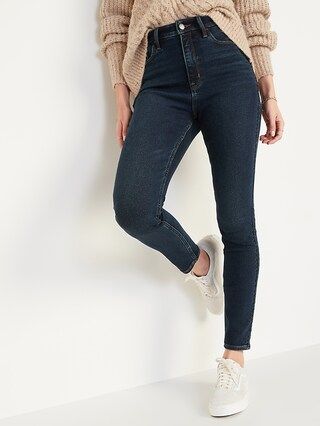 Extra High-Waisted Rockstar 360° Stretch Super Skinny Jeans for Women | Old Navy (US)