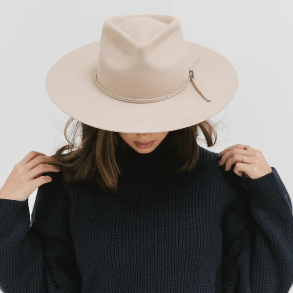 Emery Teardrop Fedora | Gigi Pip