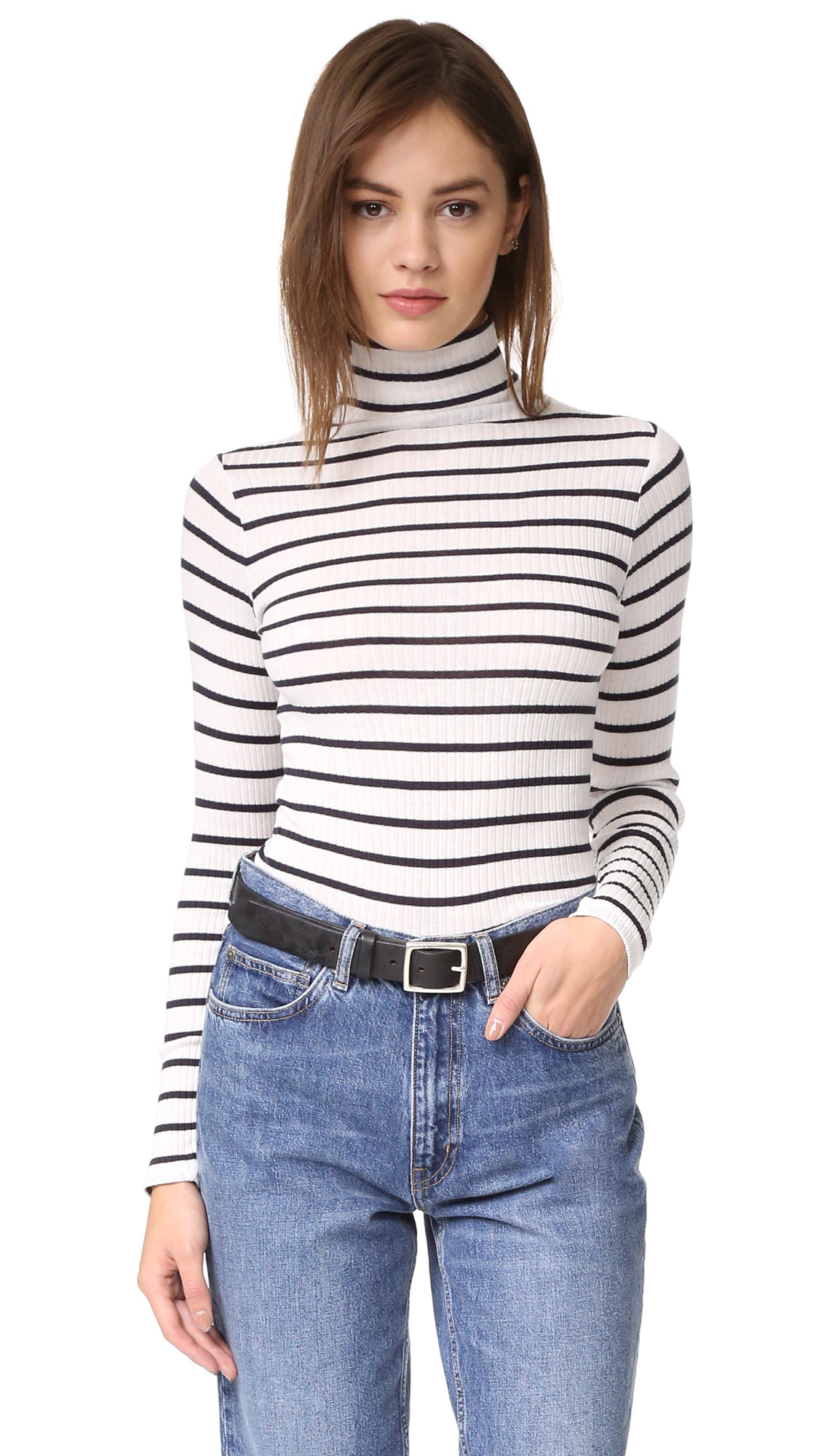 Julie Stripe Turtleneck | Shopbop