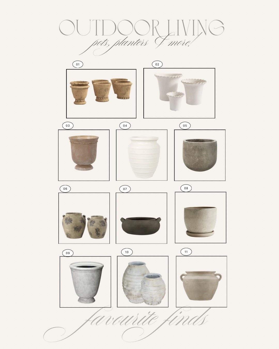 Outdoor living planters and pot for outdoor patio living!!

#LTKcanada