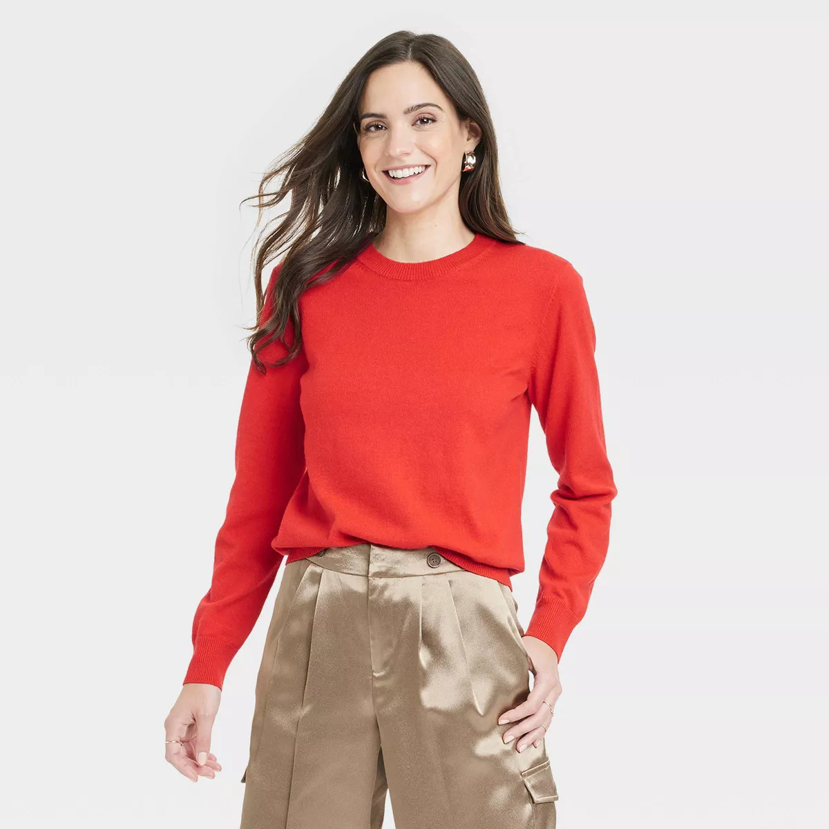 Women's Fine Gauge Crewneck Sweater - A New Day™ | Target