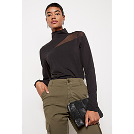 Adri Mesh Cutout Top | Evereve
