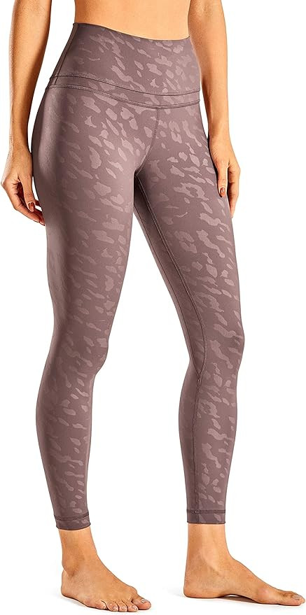 CRZ YOGA Women's Naked Feeling I Workout Leggings 25 Inches - High Waist Tight Yoga Pants | Amazon (US)