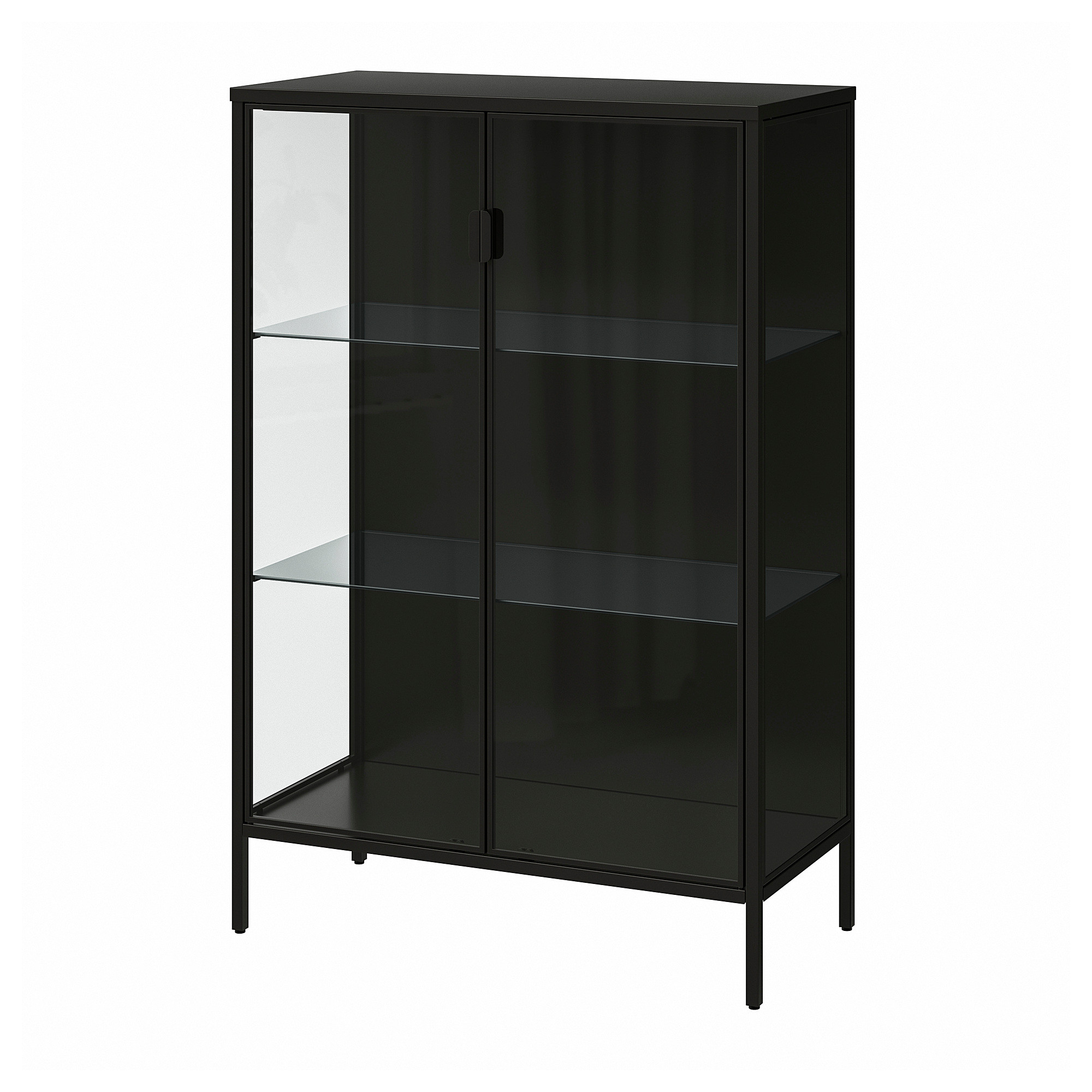RUDSTA Vitrine, anthrazit, 80x37x120 cm - IKEA Deutschland | IKEA (DE)