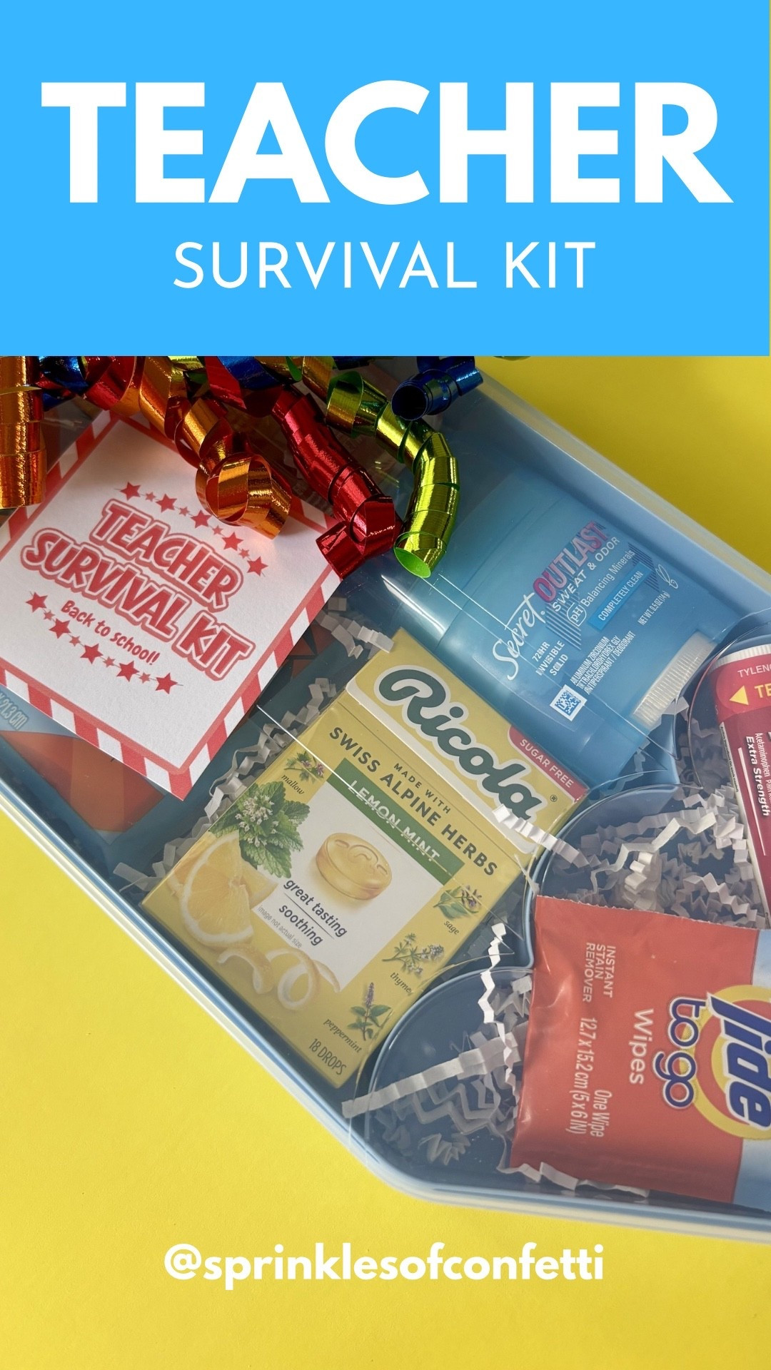 Teacher survival kit filled with back to school essentials!

#LTKKids #LTKmomlife #LTKvlog