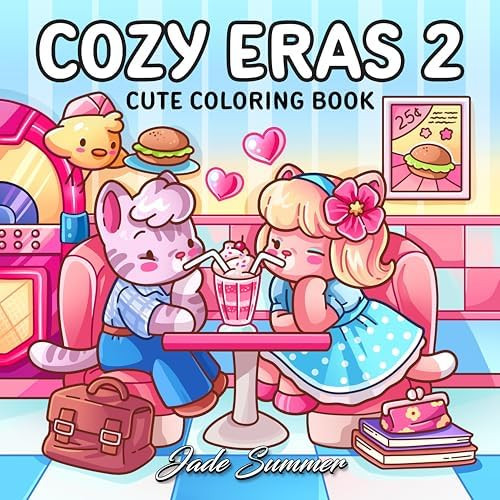 Cozy Eras 2: Cute Coloring Book for Adults and Teens with Charming Characters and Easy-to-Color N... | Amazon (US)