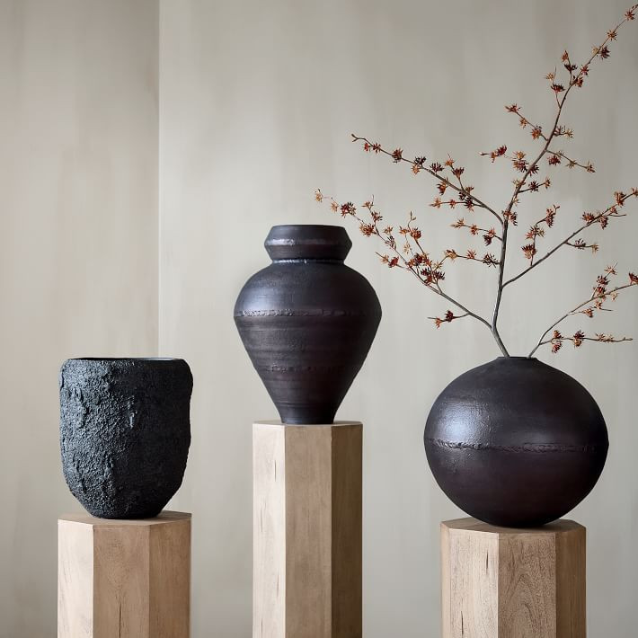 Rough Industrial Vases | West Elm (US)