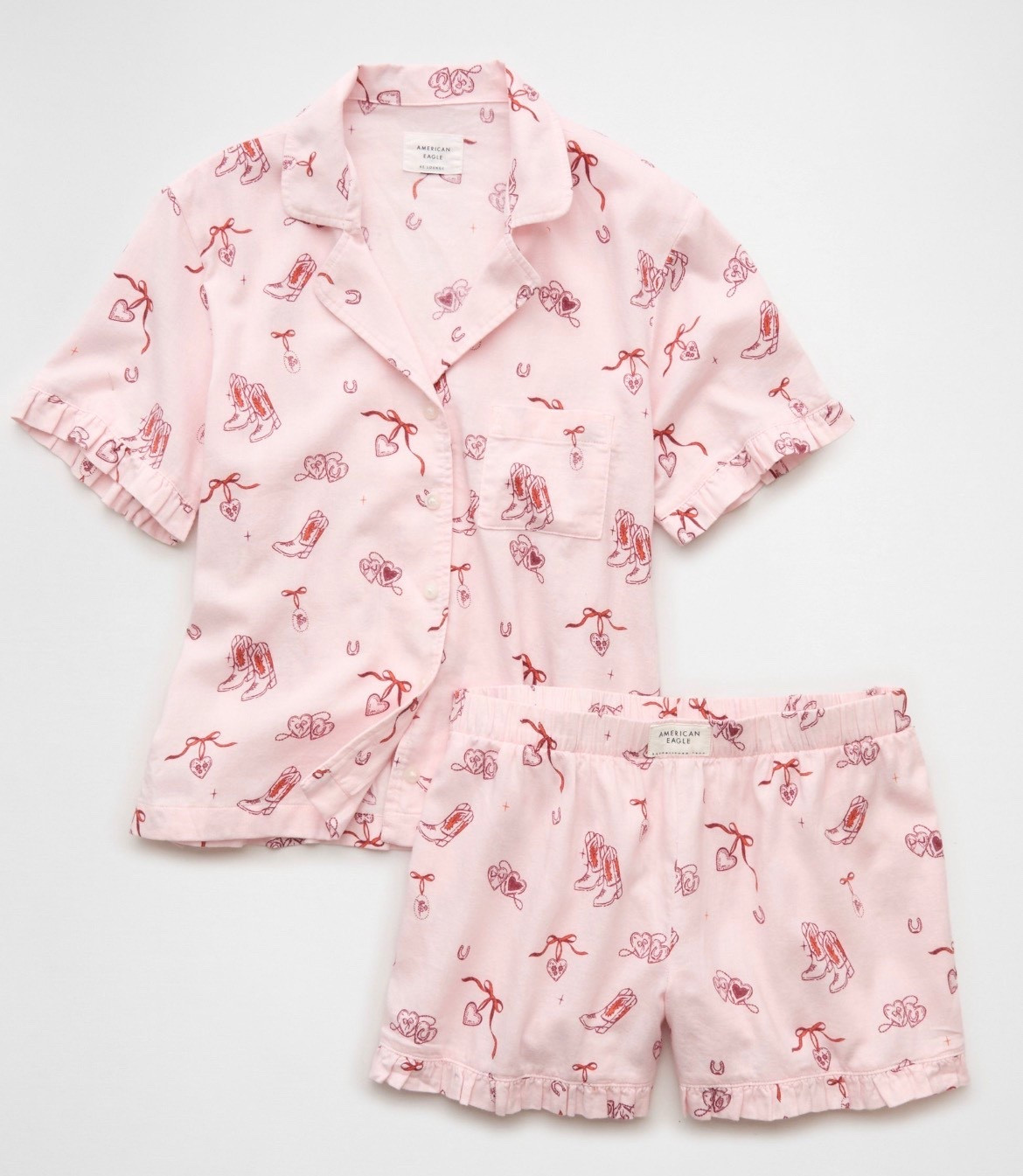 American eagle valentines pj set on sale!

#LTKootd #LTKU #LTKValentine