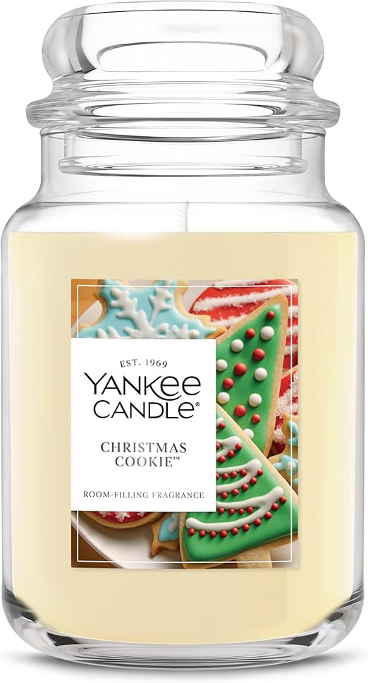 Yankee Candle Christmas Cookie Scented Candle, 22oz Large Jar with up to 150 Hour Burn Time, Gift... | Amazon (US)