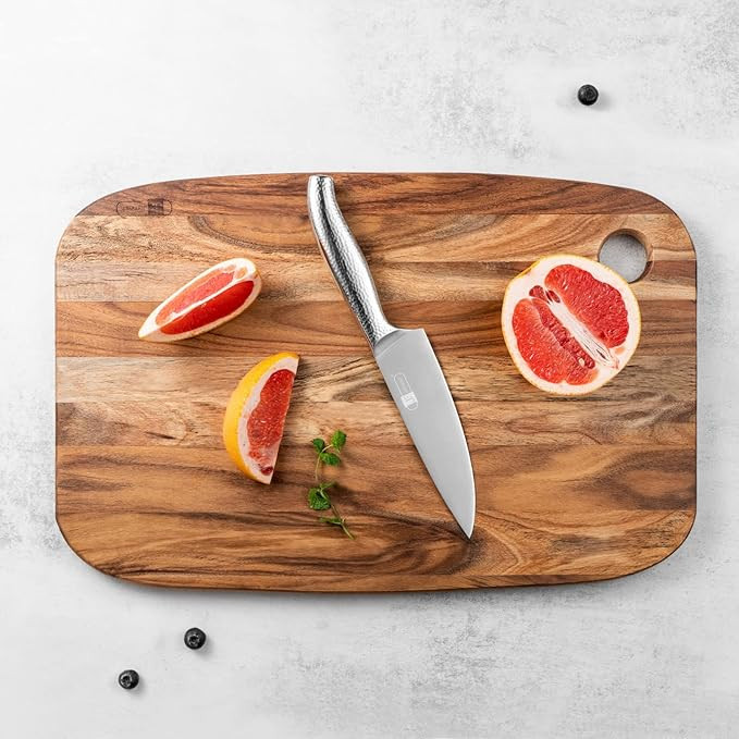 Wood Cutting Boards for Kitchen,JAMES.F Acacia Wooden Cutting Boards, Thick Cutting Board Wood Se... | Amazon (US)