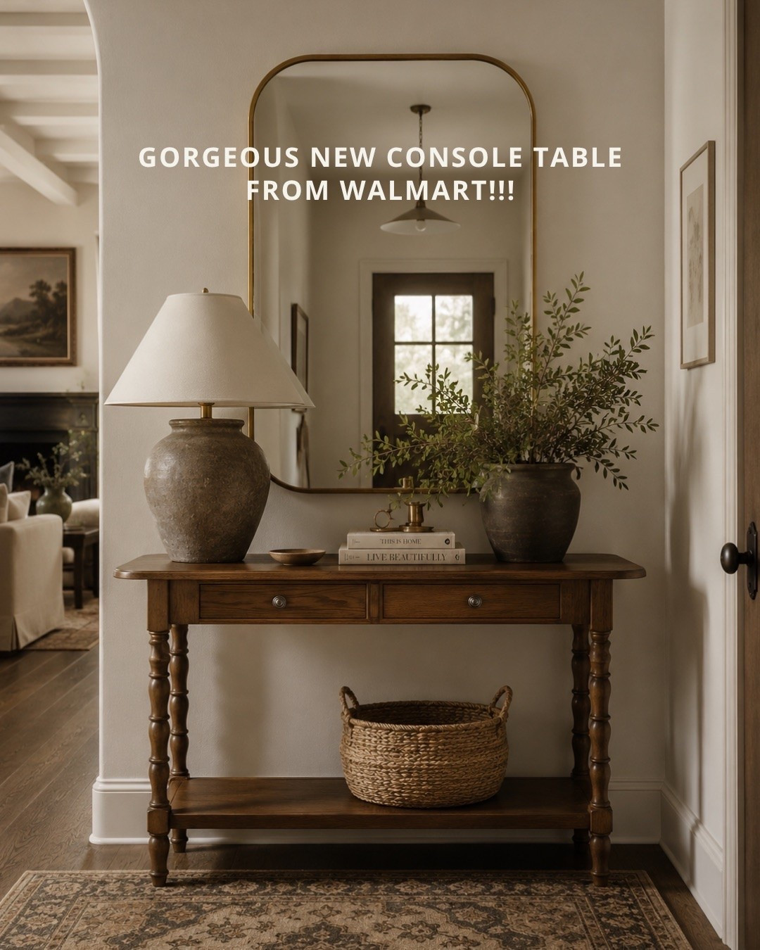 New arrival console table from Walmart!! 

#walmartfinds #walmarthome

#LTKHome