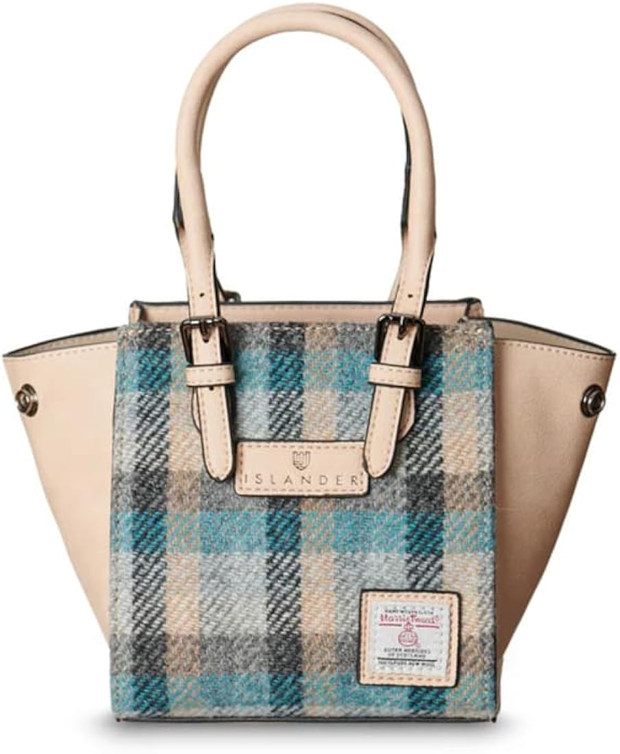 Islander The Mini Caillie Tote Harris Tweed & PU leather (Islander Tartan) | Amazon (US)