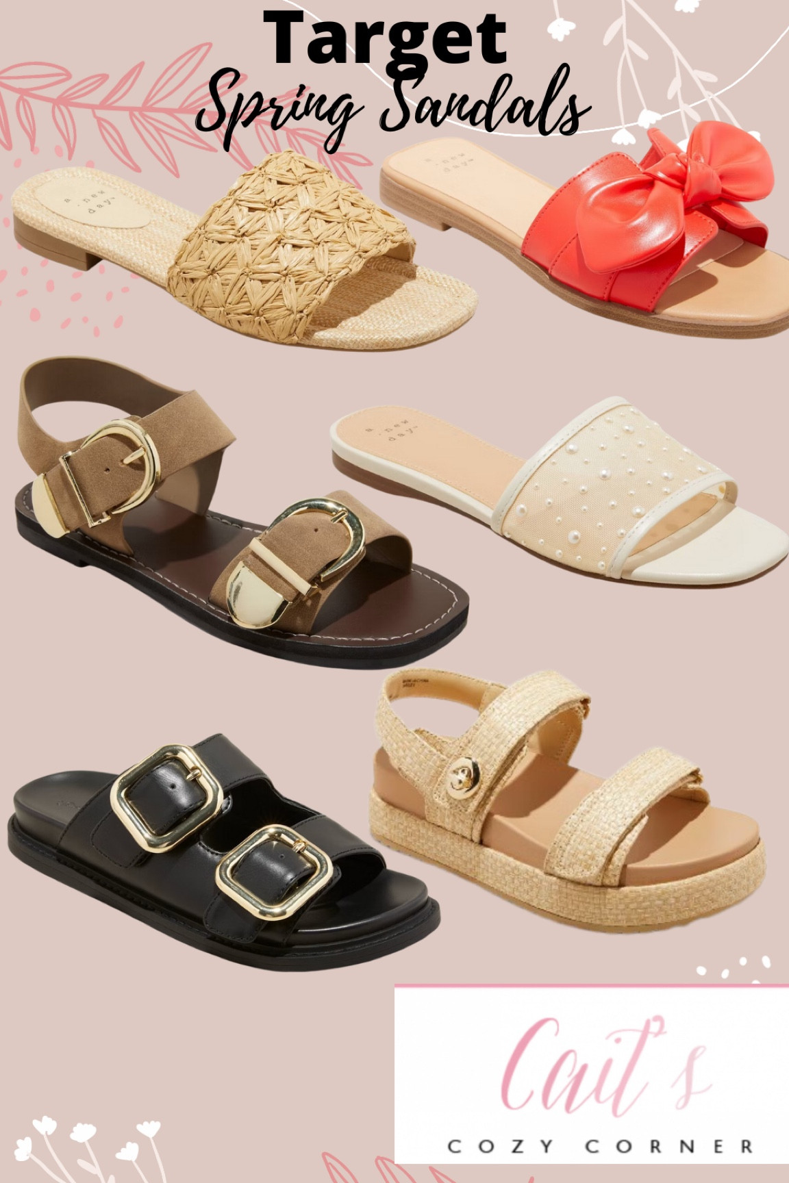 Target sandals are now available for spring 

#LTKMostLoved #LTKSeasonal #LTKShoeCrush