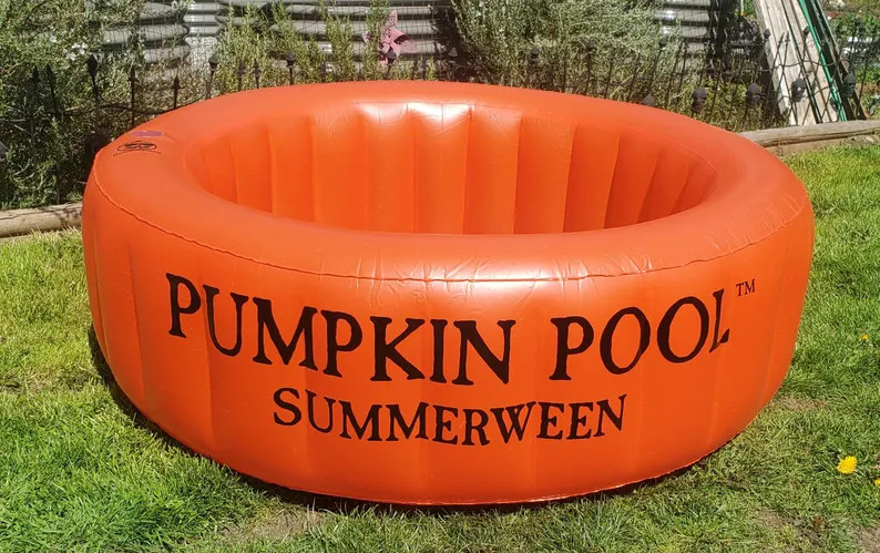Halloween Inflatable Pool Pumpkin or Cauldron, Summerween Pool, Spooky Backyard Pool, Limited Edi... | Etsy (Global)