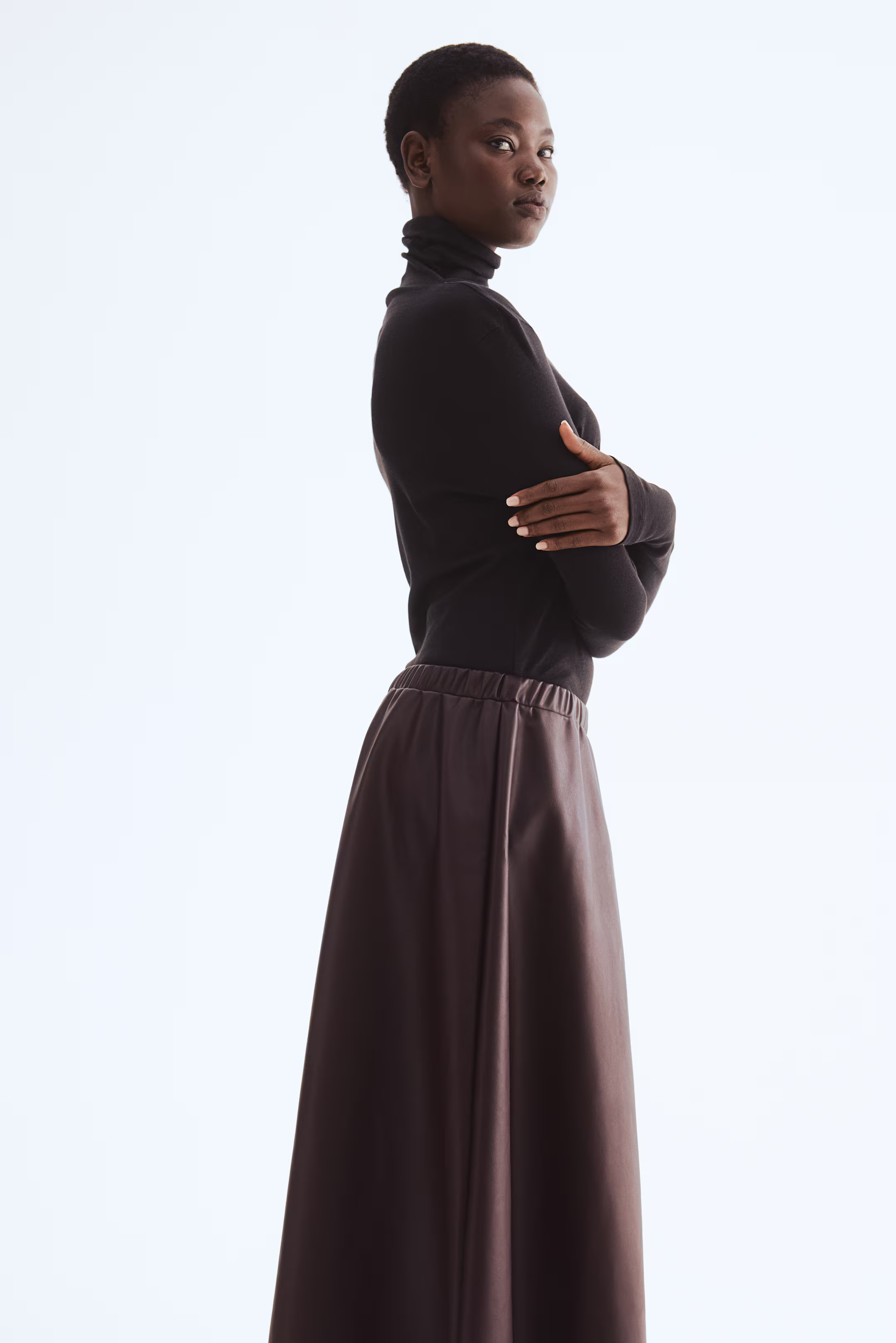 Rok met coating | H&M (DE, AT, CH, NL, FI)