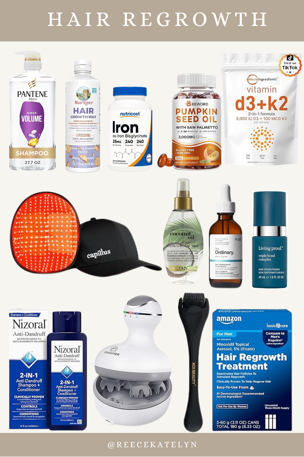 hair growth supplements + treatments for shedding 💊✨
sharing my favorite products for thicker hair, less breakage & healthier growth

perfect for postpartum hair loss + thinning hair support 🤍

#hairgrowth #haircare #hairlosshelp #thinninghair #hairgrowthjourney #ltkbeauty #ltkunder50 

 