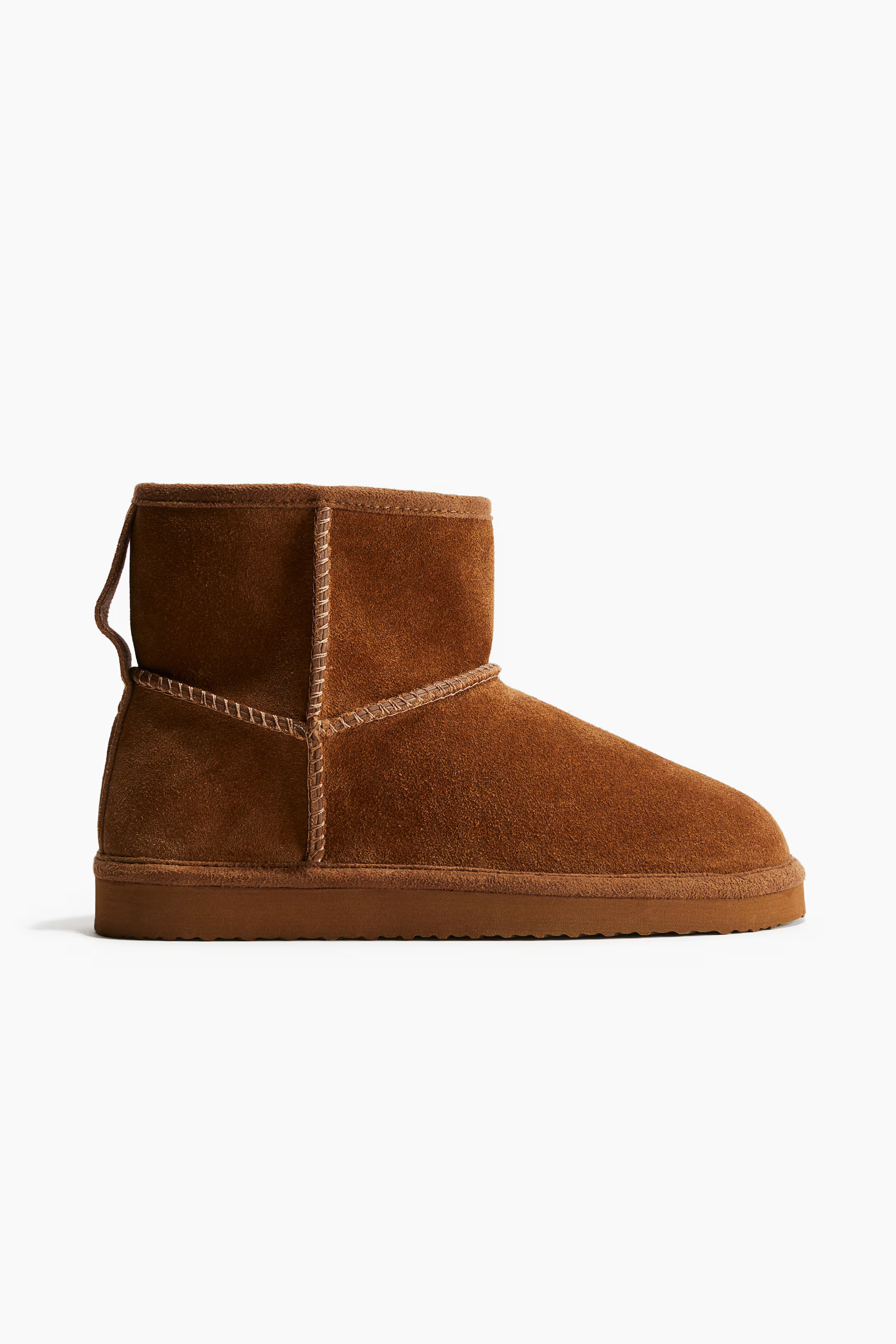 Warm-Lined Suede Boots | H&M (US + CA)