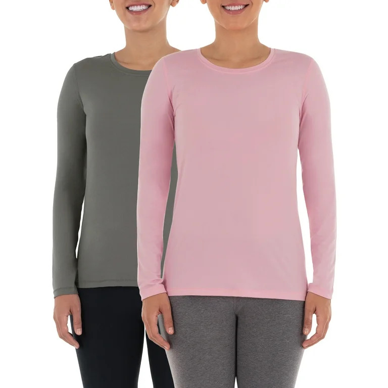 Athletic Works Active Core Long Sleeve Tee (Women's) 2 Pack | Walmart (US)