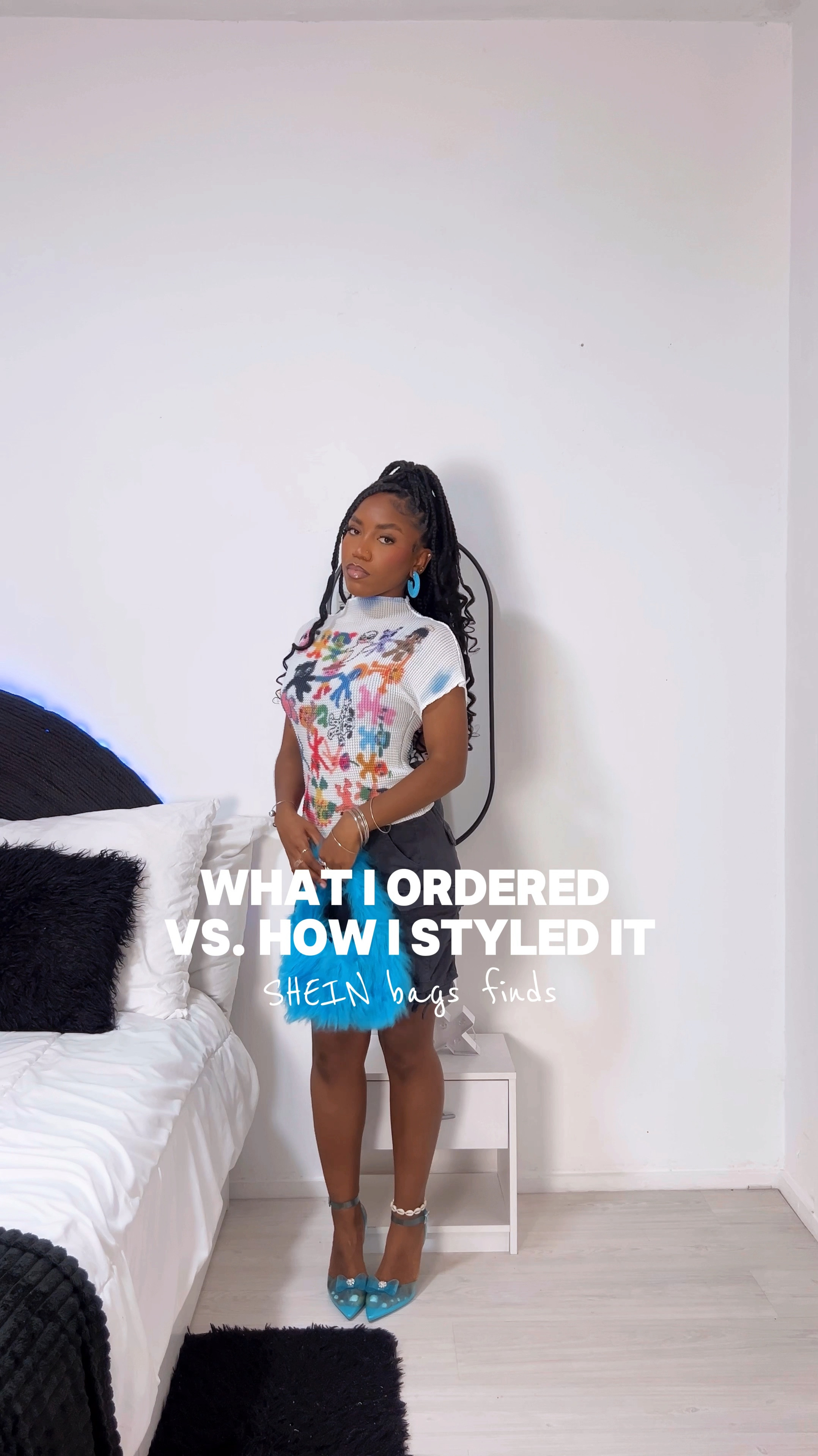 what i ordered vs. how i styled it🛒
SHEIN bags edition.

blue bag. gold bag. red bag. purple bag. fluffy bag. black girl fashion. harajuku fashion. harajuku top. blue high heels. cargo shorts. bershka cargo shorts. marble dress. H&M marble bodycon dress. clear bracelet. chunky bracelets. new balance sneakers. red sunglasses. casual outfits. 

#LTKbag #LTKeurope #LTKnederlands