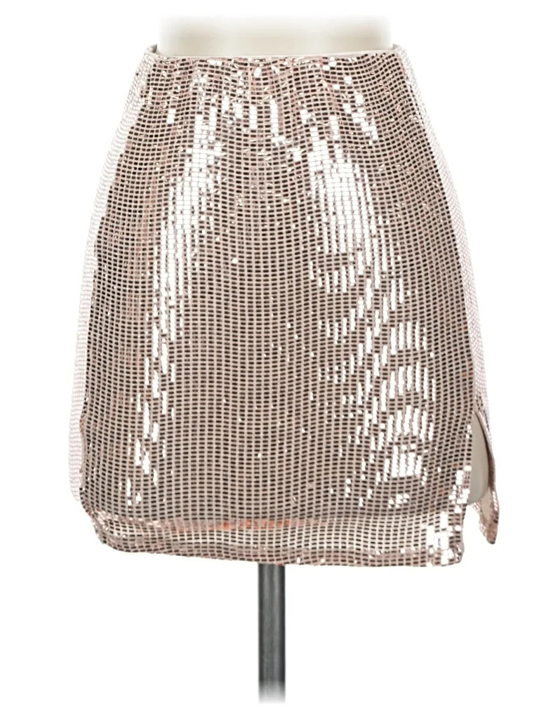 Better be Metallic Silver Casual Skirt Size S - 55% off | ThredUp (US)