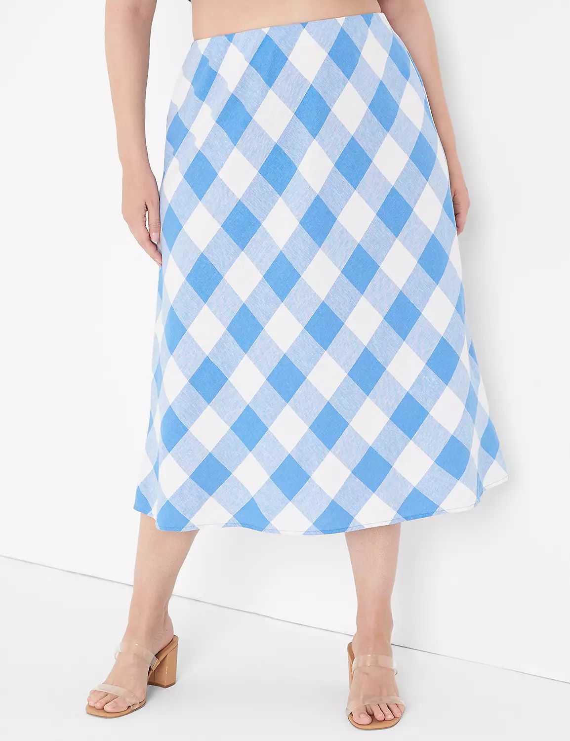 Linen Bias-Cut Slip Skirt | LaneBryant | Lane Bryant (US)