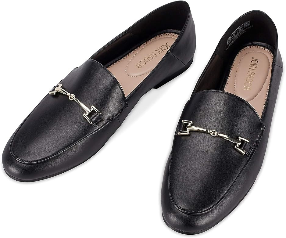 JENN ARDOR Women's Penny Loafers Comfort Slip On Driving Flat Shoes Classic Walking Business Office  | Amazon (US)