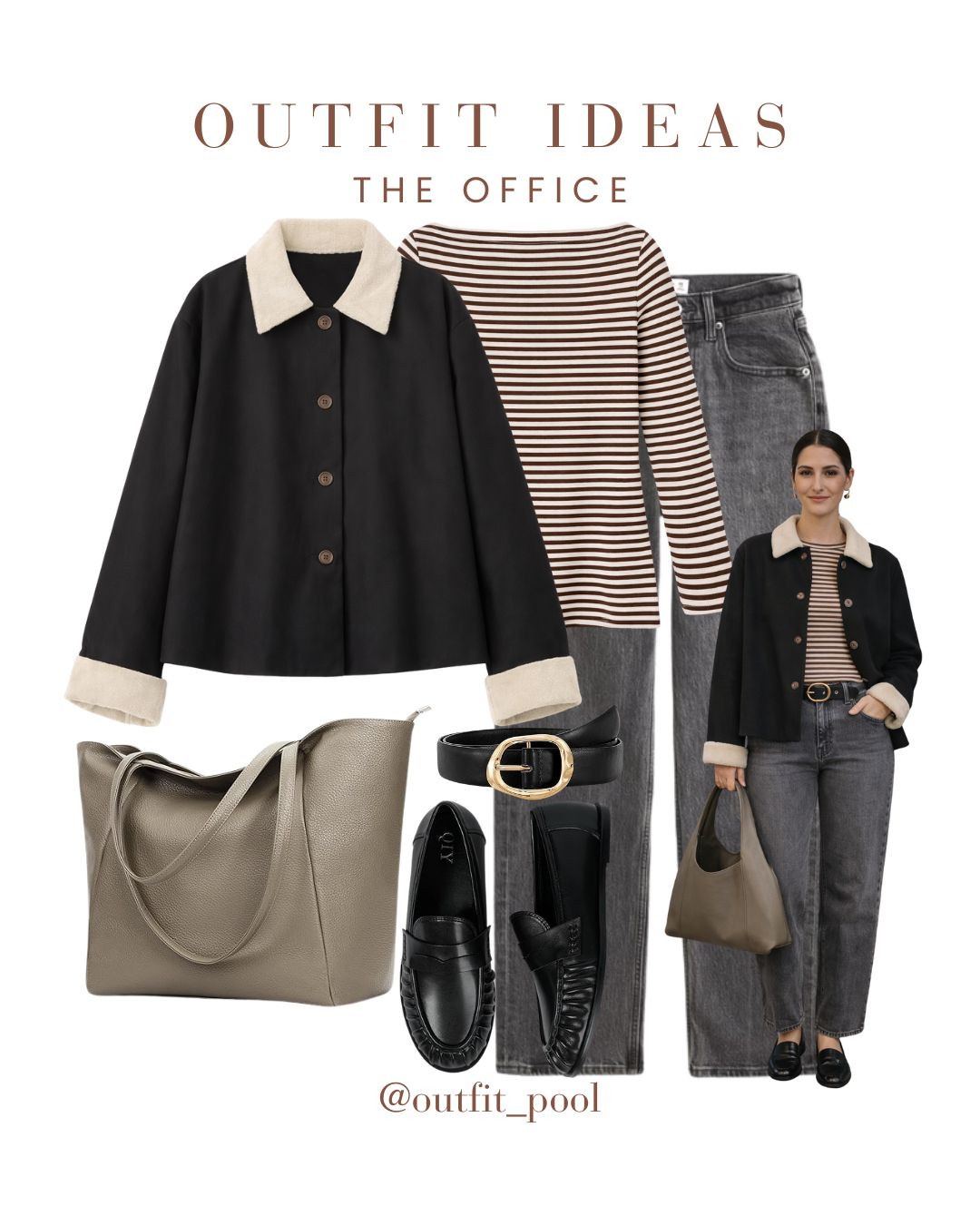 4 chic office looks for that in-between weather ✨ Not too hot, not too cold — just the perfect time for smart layering. Styled 4 workwear outfits that are ideal for transitional days at the office 🙌 Comfortable, versatile, and easy to recreate — perfect for building a capsule work wardrobe this season 👏 To shop these outfits, check the LTK shop link in bio 🛍️💌 (Office Work Outfits, Workwear Style, Office Outfit Ideas, Business Casual Looks, Chic Office Style, Everyday Workwear, Polished Work Outfit, Smart Casual Office Style, Capsule Workwear, Minimalist Workwear, Neutral Work Outfits, Office Wardrobe Essentials, Work Outfit Inspiration, Desk to Dinner Outfit, Corporate Style, Elevated Basics, Work from Office Looks, Workwear Staples, Office Fashion Inspiration, Effortless Work Style, Classic Workwear Pieces) 

 #LTKgrwm #LTKootd #LTKWorkwear