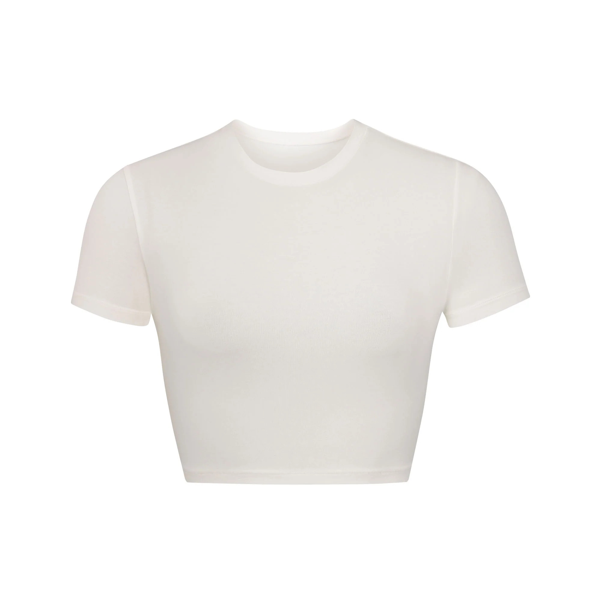 New Vintage Super Cropped T-Shirt - Marble | SKIMS | SKIMS (US)