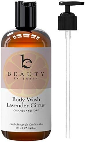 Lavender Citrus Body Wash - Organic Body Wash Sensitive Skin, All Natural Body Wash, Shower Gel For  | Amazon (CA)