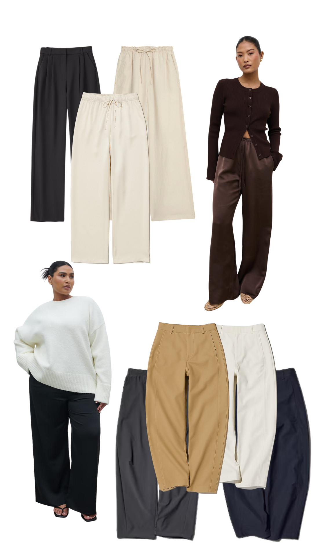 Barrel-Leg Trousers, Jersey-Curve Trousers, Wide-Leg Pants, Trousers, UNIQLO, Abercrombie & Fitch, Pretty Lavish 

 #LTKuk #LTKsummer #LTKstyletip