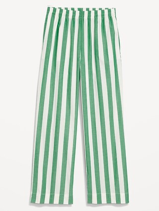 High-Waisted Poplin Pajama Pant | Old Navy (US)