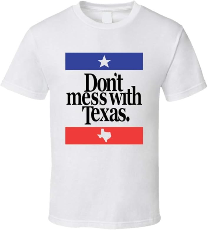 Don't Mess with Texas Short and Long Sleeve Sleevless Sleevless T-Shirt - White | Amazon (US)