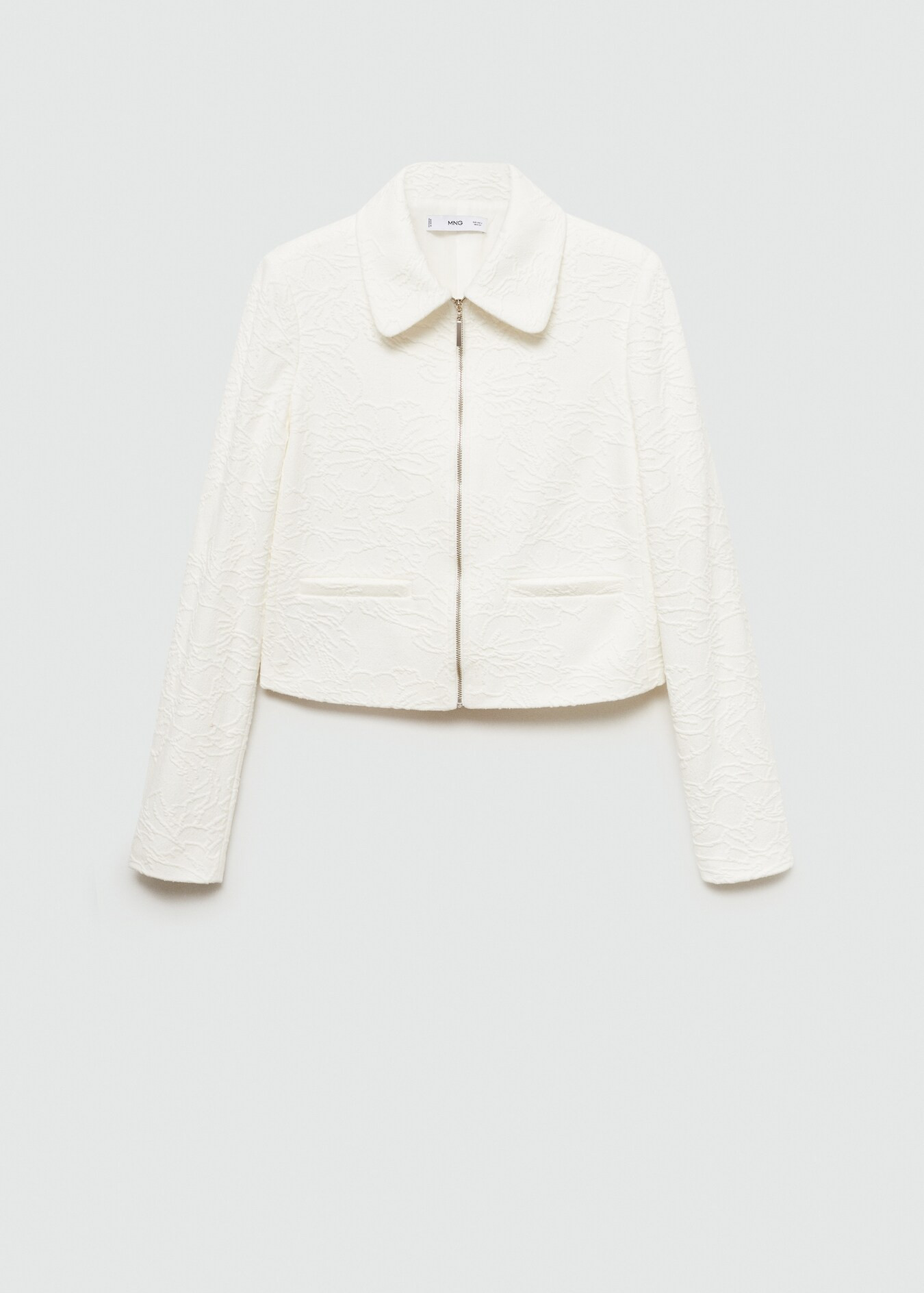 Strukturierte Jacke aus Baumwoll-Mix - Damen | MANGO Österreich | Mango EU