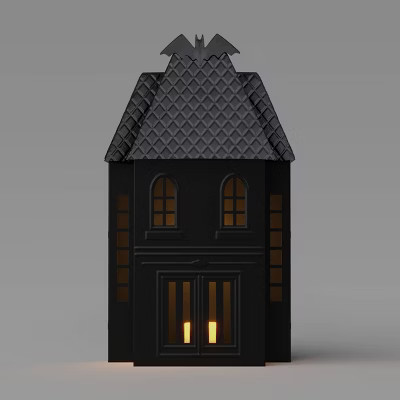 11.25" Large Metal House Decorative Sculpture - Hyde and EEK! Boutique™ Black | Target