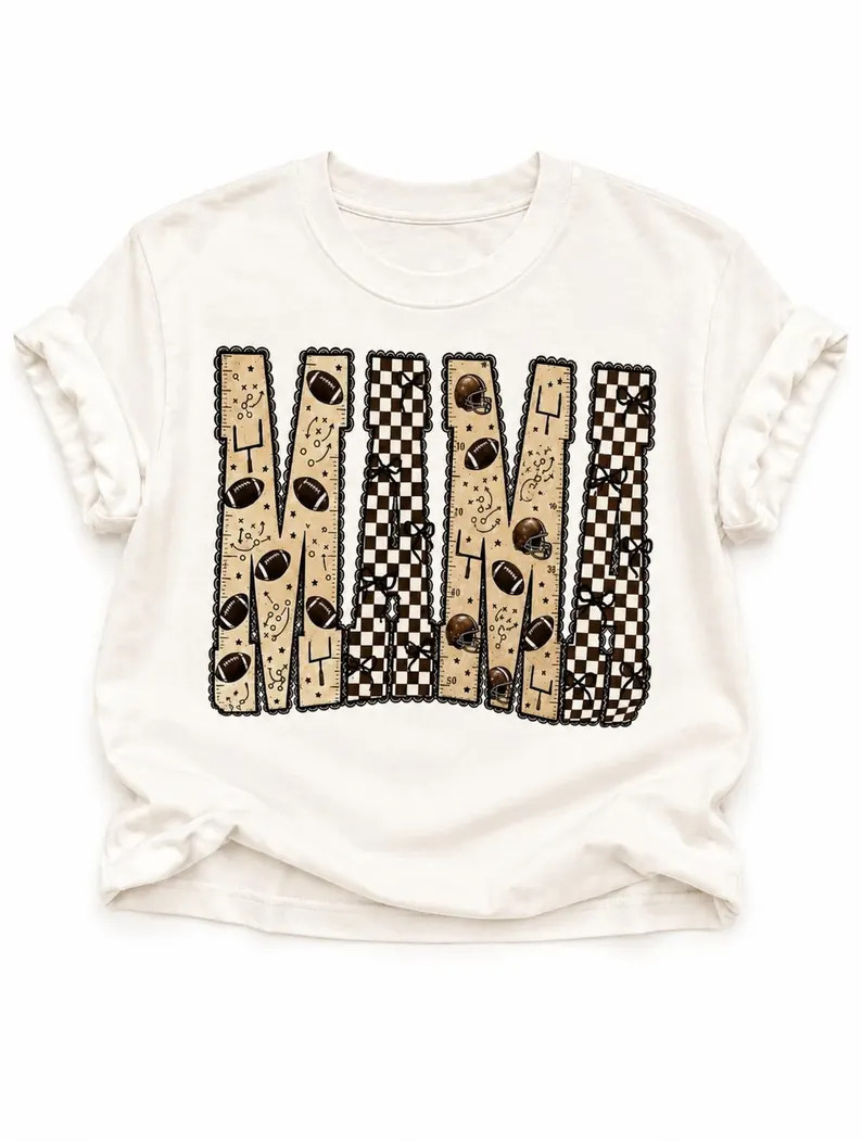 Mama Football Tee | Etsy (Global)