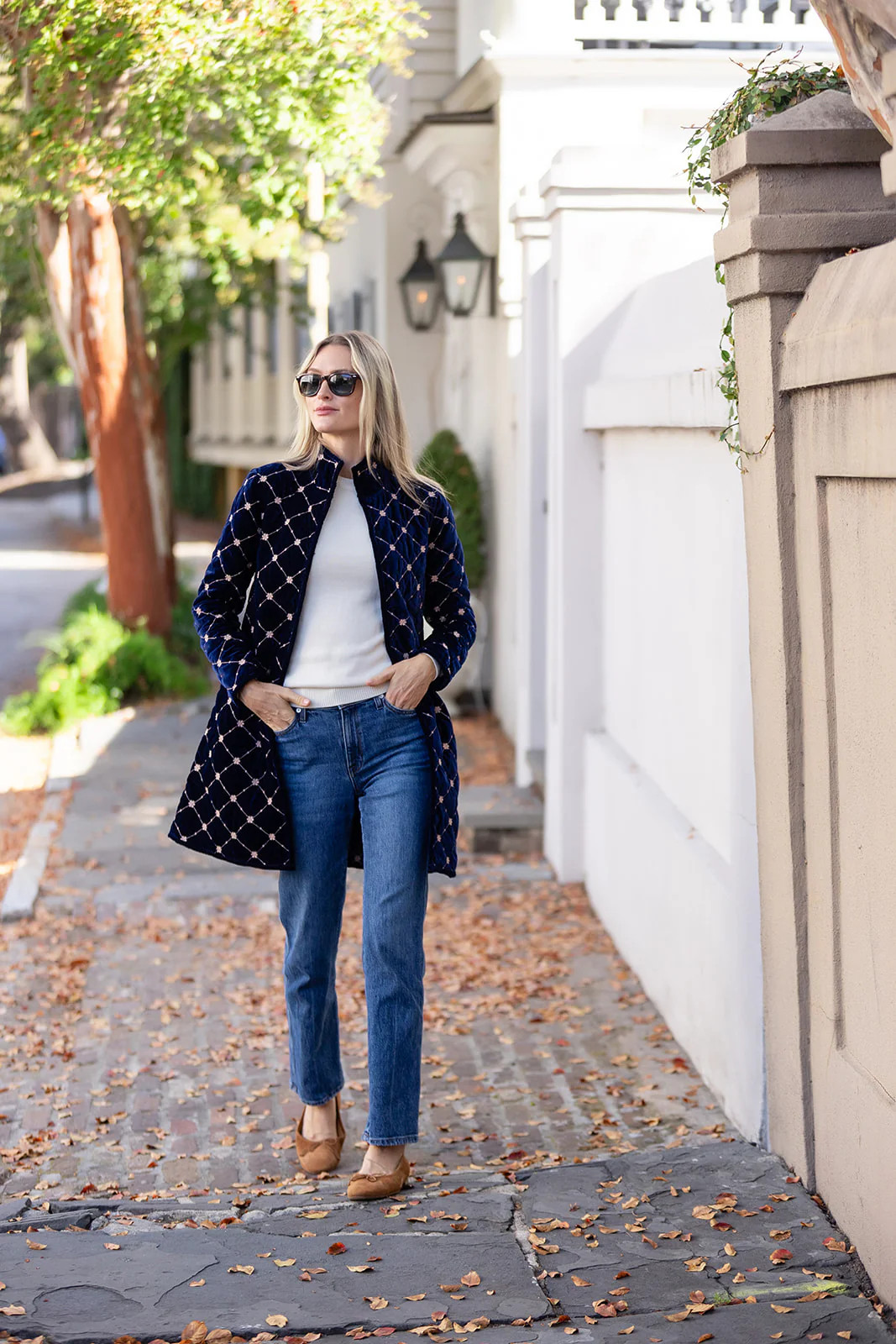 Jackie Coat - Peacoat | Julia Amory