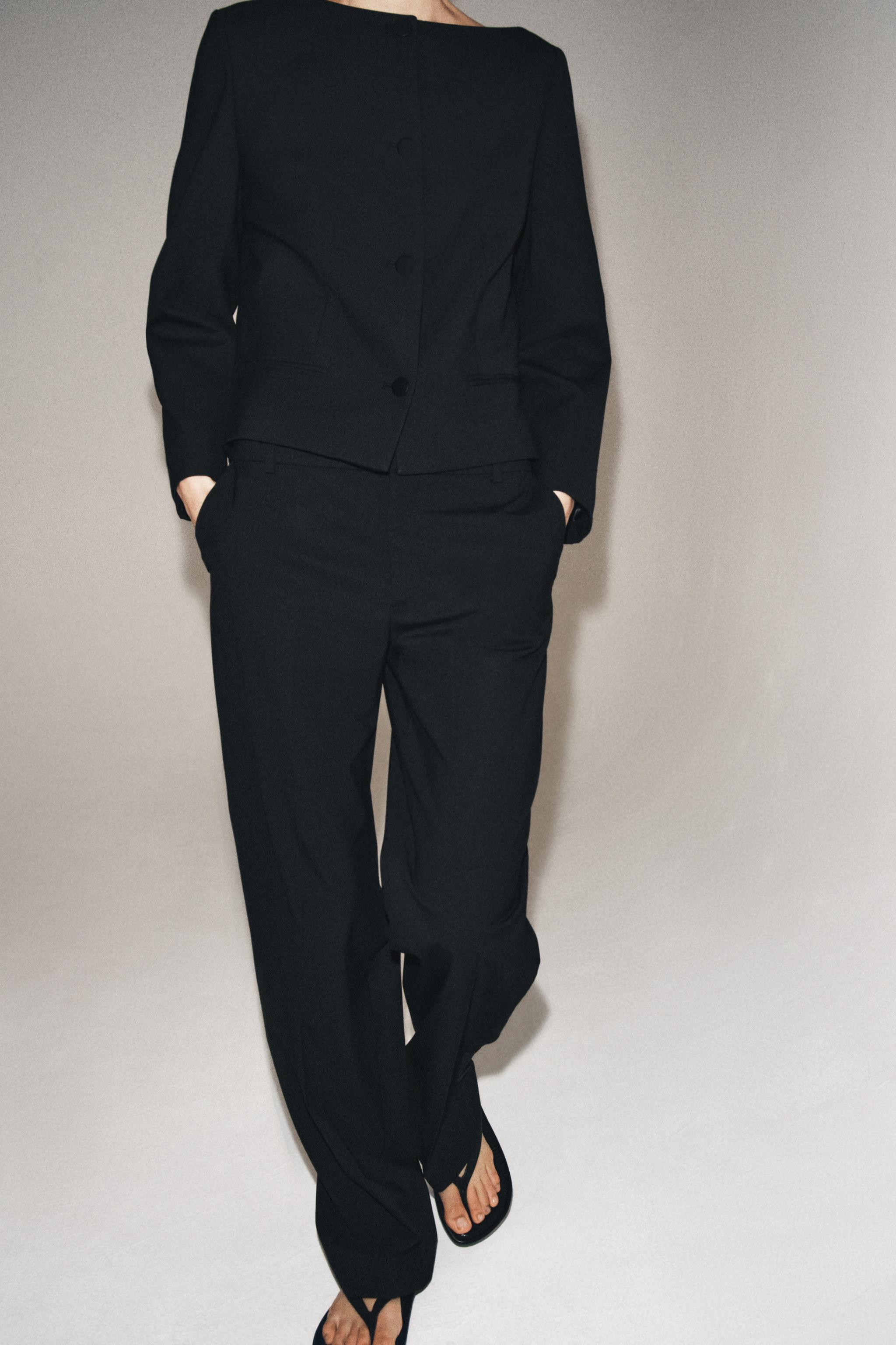 PANTALON LARGE STRETCH | Zara US