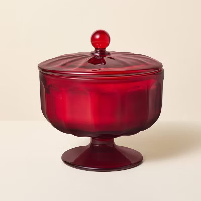 Large Lidded Glass Balsam and Berry Jar Candle 22oz - Hearth & Hand™ with Magnolia | Target