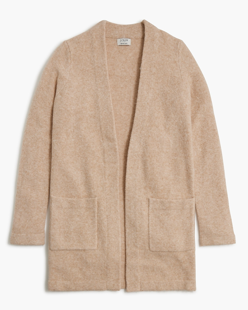 Long open cardigan sweater in extra-soft yarn | J.Crew Factory
