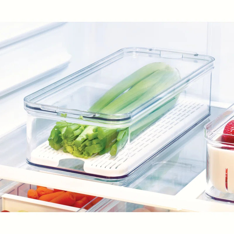 Crisp Stackable Refrigerator and Pantry Produce Food Storage Container | Wayfair North America