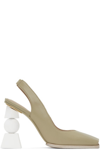 Green 'Les Chaussures Valerie' Heels | SSENSE