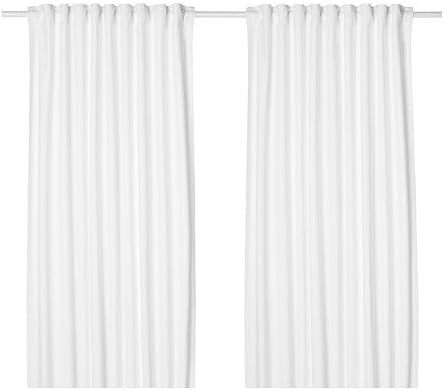 IKEA Tibast Curtains 1 Pair White 503.967.58 Size 57x98 | Amazon (US)