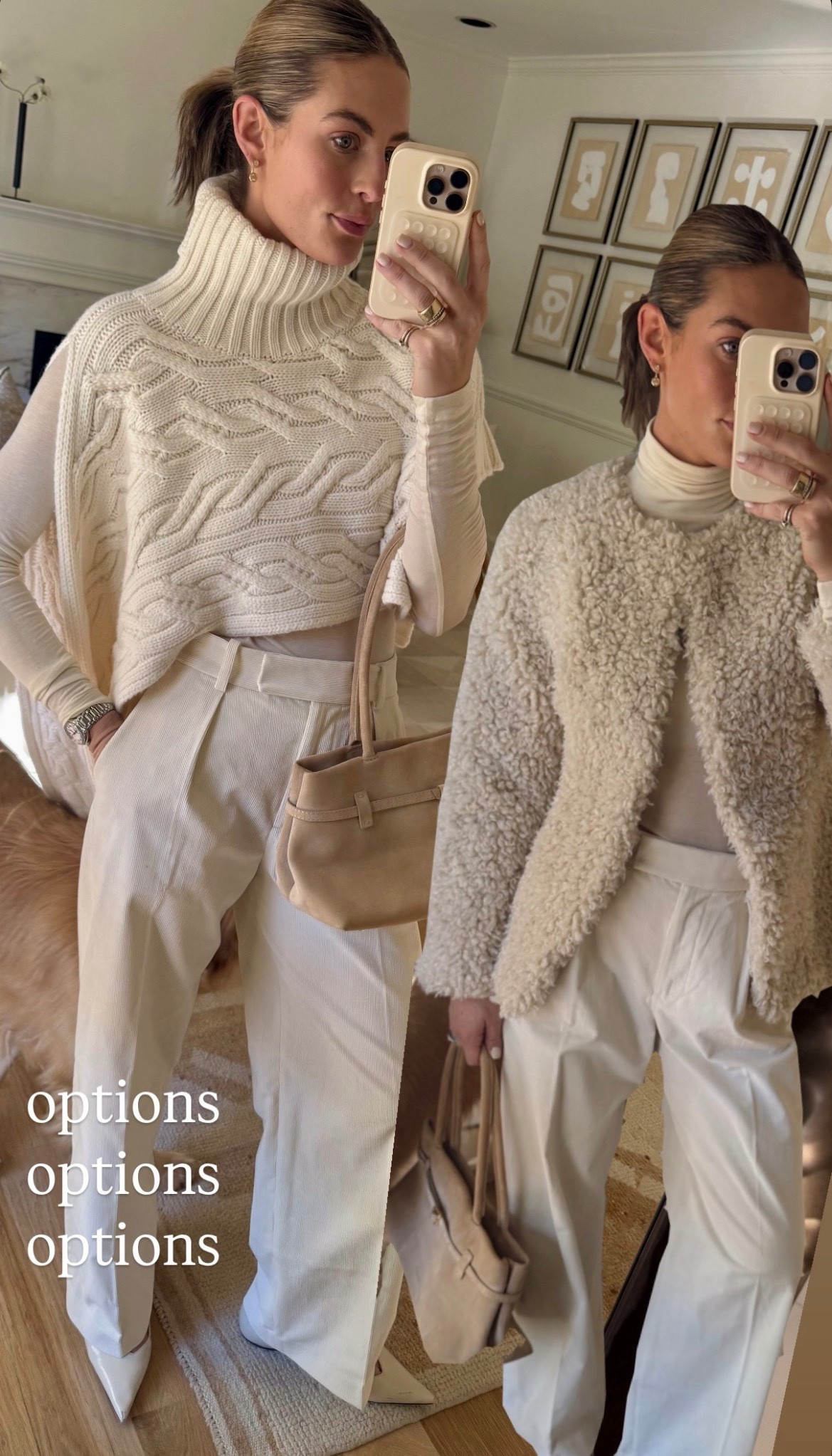 I love both of these soft monochromatic outfits. This tissue turtleneck is such a good essential layering piece and comes in black!  

#LTKootd #LTKStyleTip #LTKSeasonal