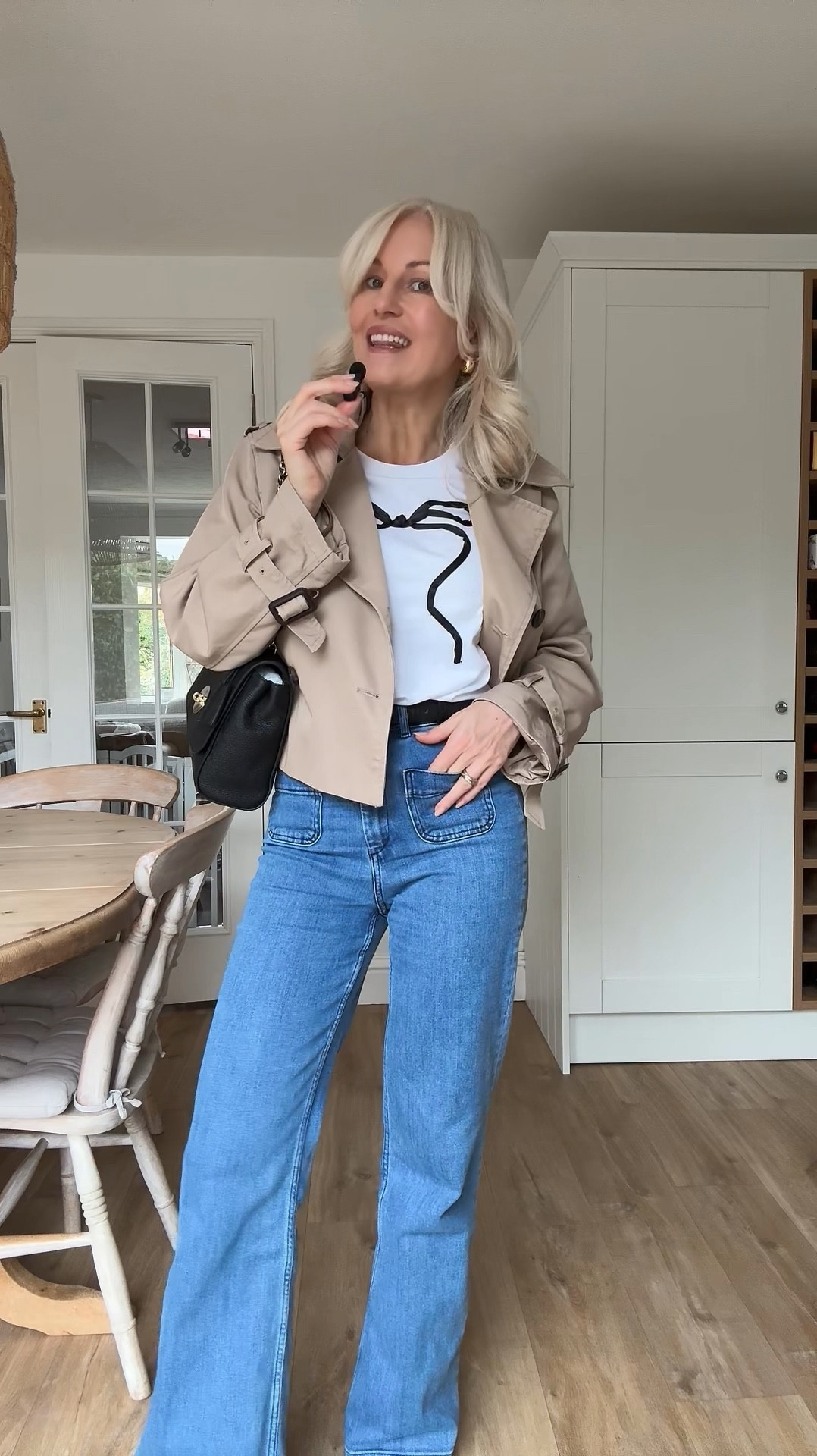 Smart casual with comfort outfit for dinner at a friend’s 🤍

The white T is from H&M I bought it in my local store a few days ago but can’t find it on their website unfortunately 

#LTKstyletip #LTKover50style #LTKuk