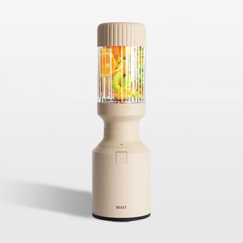 Beast Mini Blender in Sand + Reviews | Crate & Barrel | Crate & Barrel