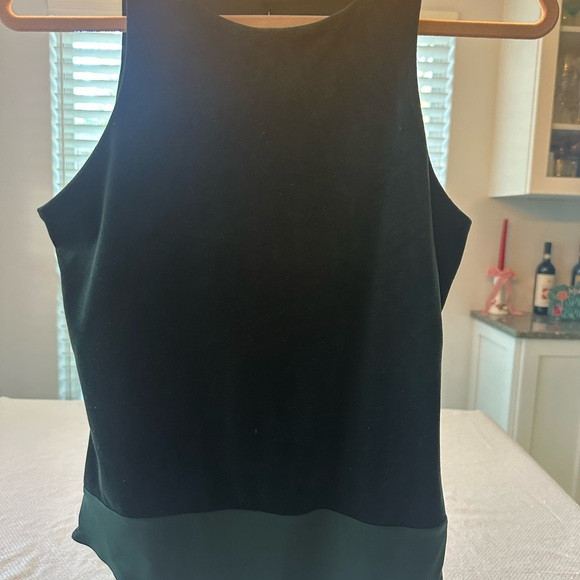 Express Velvet forest Green Sleeveless Bodysuit | Poshmark